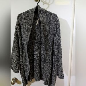 Draped cardigan